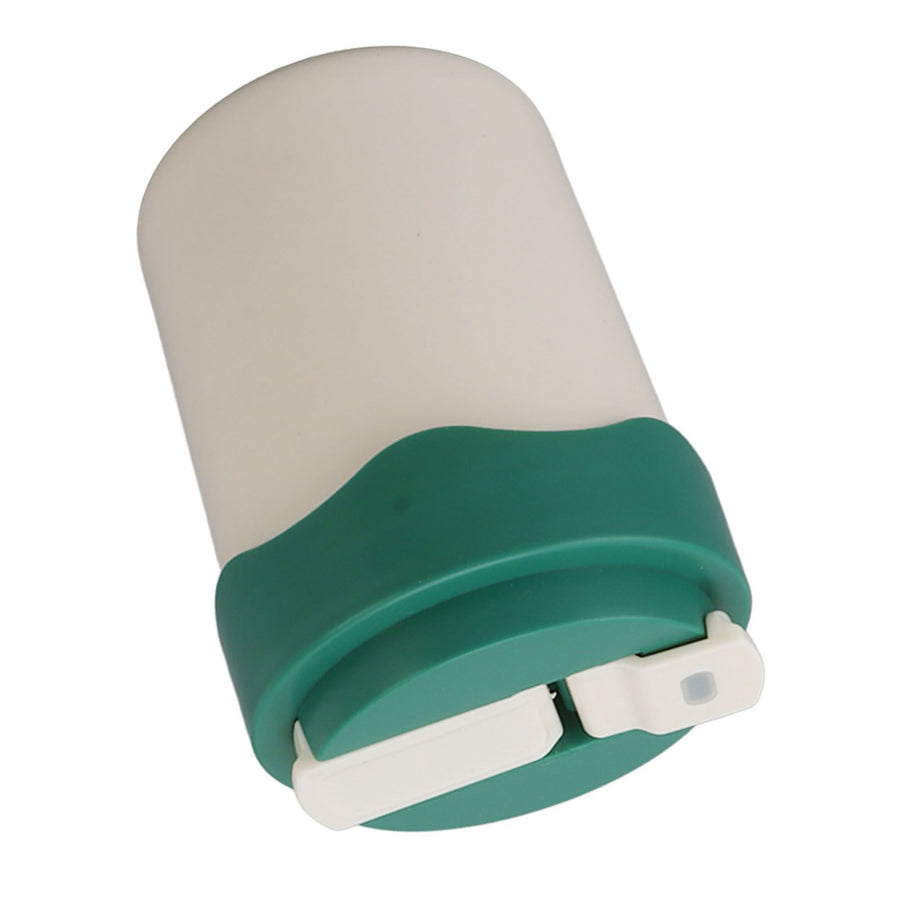 Insulated Coffee Mug Double Walled 304 Stainless Steel Portable Vacuum Water Cup with Straw 450ml Green