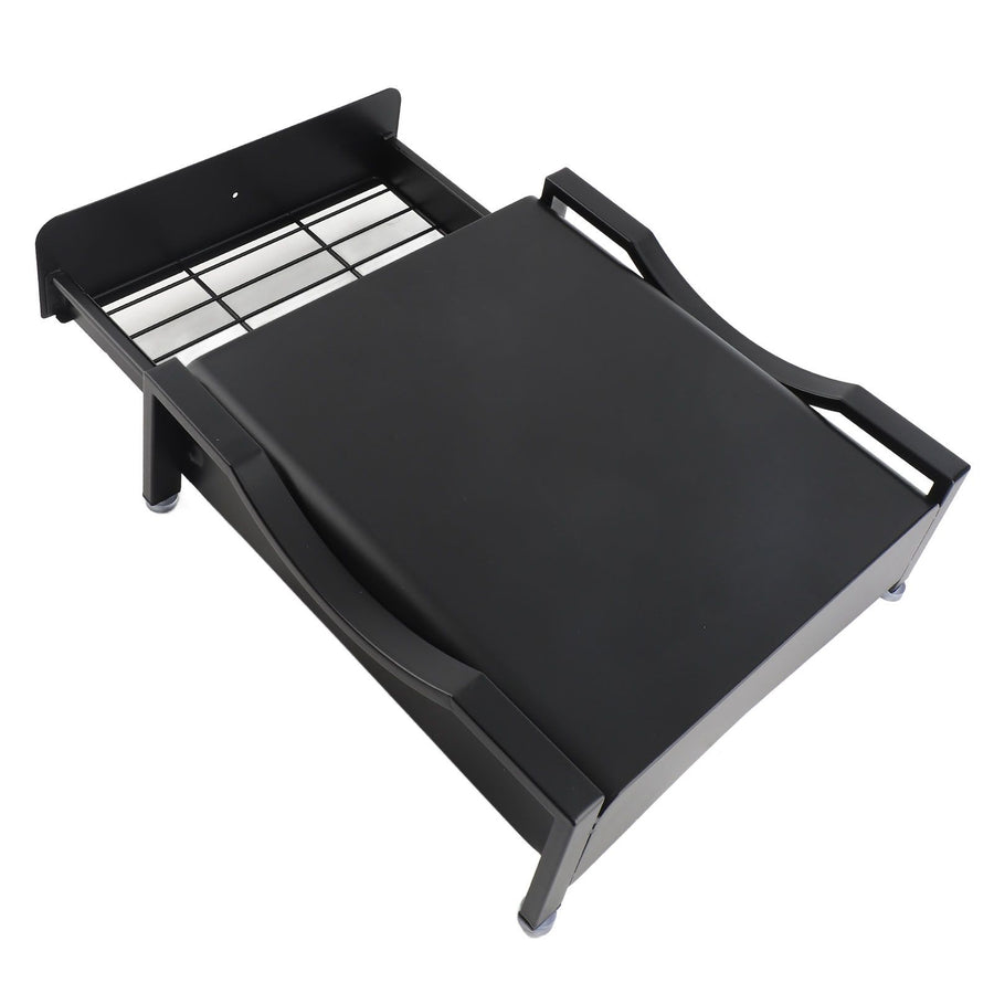Cup Holder Sliding Tray Display Multi Functional Storage Drawer Maker Stand Tray for Home Black S