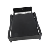 Cup Holder Sliding Tray Display Multi Functional Storage Drawer Maker Stand Tray for Home Black S
