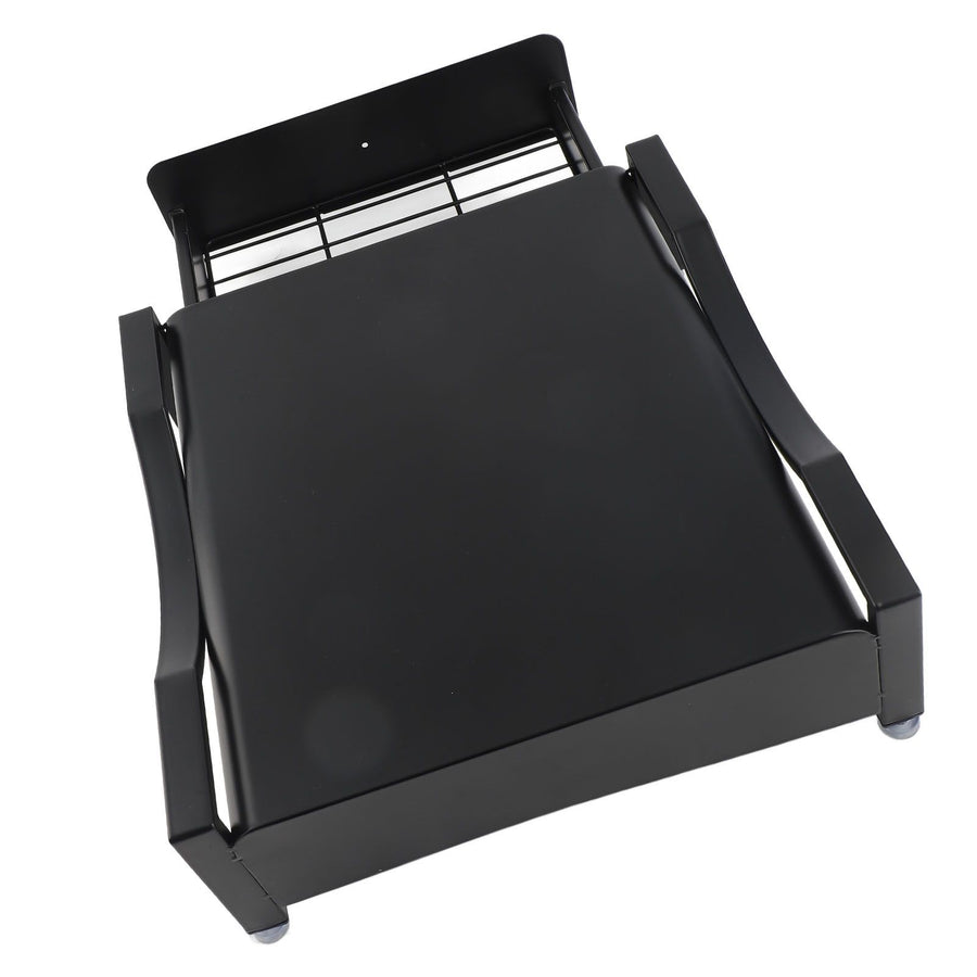 Cup Holder Sliding Tray Display Multi Functional Storage Drawer Maker Stand Tray for Home Black S