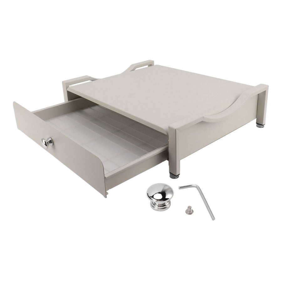 Cup Holder Sliding Tray Display Multi Functional Storage Drawer Maker Stand Tray for Home White S