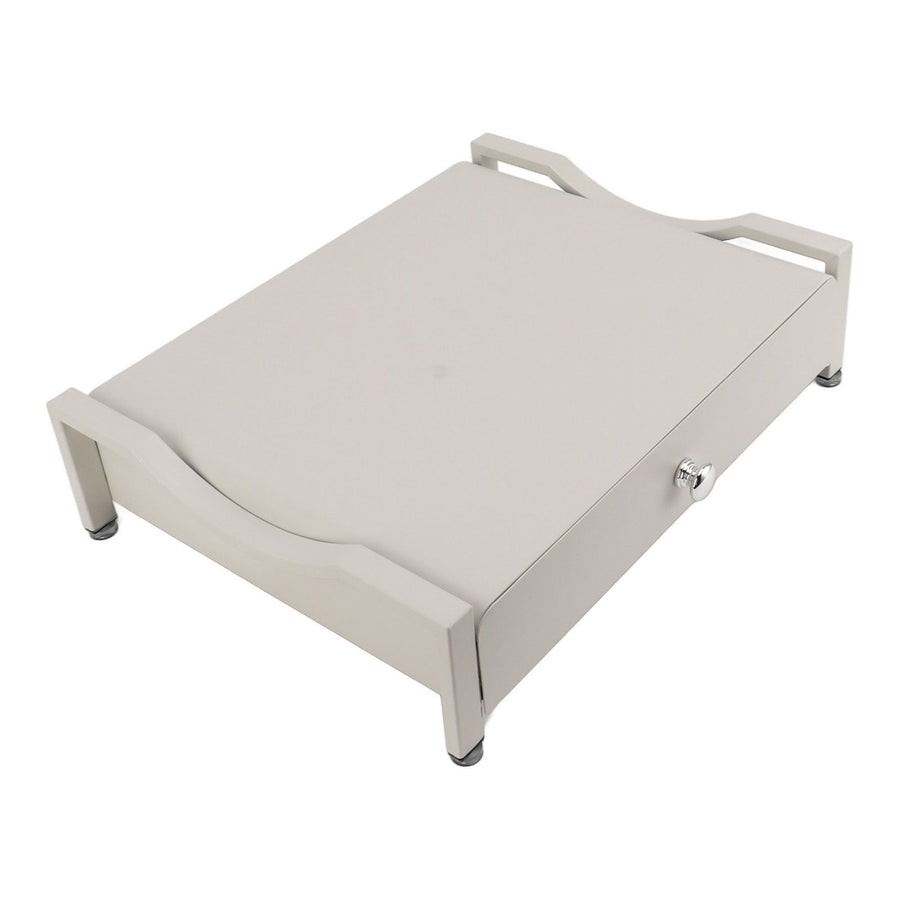 Cup Holder Sliding Tray Display Multi Functional Storage Drawer Maker Stand Tray for Home White S
