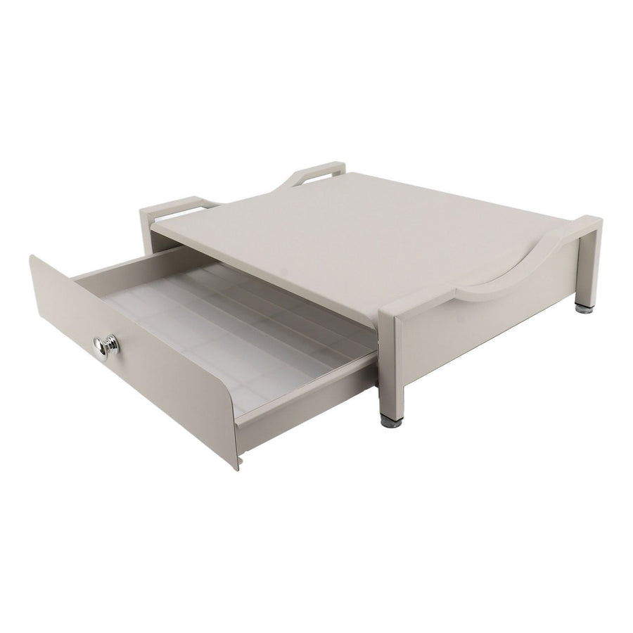 Cup Holder Sliding Tray Display Multi Functional Storage Drawer Maker Stand Tray for Home White S
