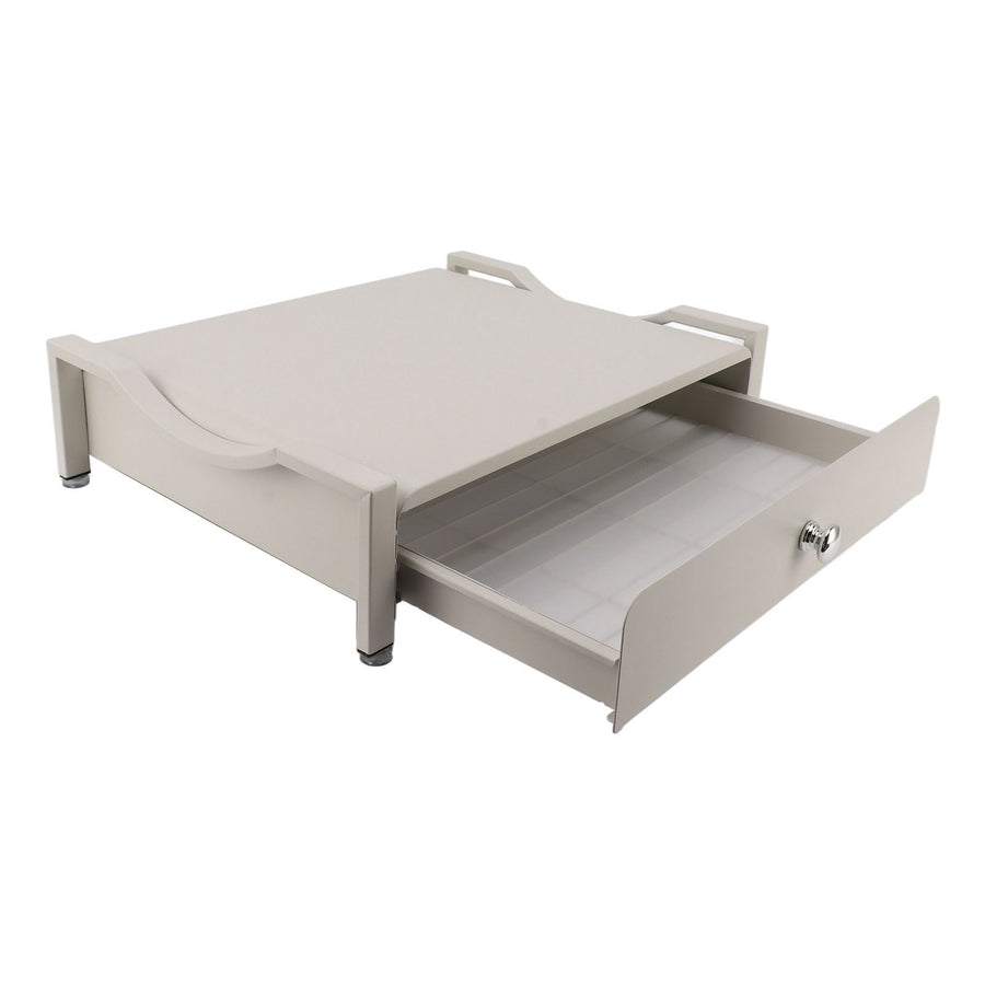 Cup Holder Sliding Tray Display Multi Functional Storage Drawer Maker Stand Tray for Home White S
