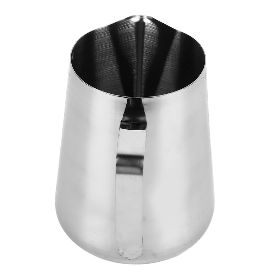 Milk Frothing Pitcher Stainless Steel Frother Jug Mixing Cup Pot with Scale for Coffee Drinks 900ml