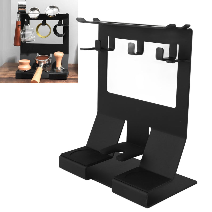 Coffee Tamping Station PTFE Steel Coffee Tamper Holder Station Organizer for Coffee Bar Accessories Large Size