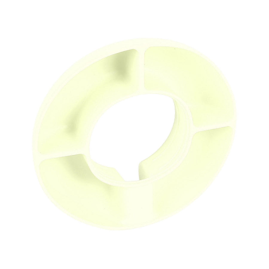 Snack Bowl Silicone Round 4 Compartment Reusable Snack Ring for 40 Oz Cup Watching Movies Playing Games Reading Books Beige
