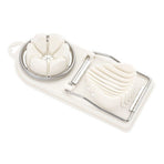 Egg Dicer White Egg Cutter 2 Modes PP Accurate Effortless Easy to Clean Versatile Egg Salad Maker for Boiled Egg Strawberry