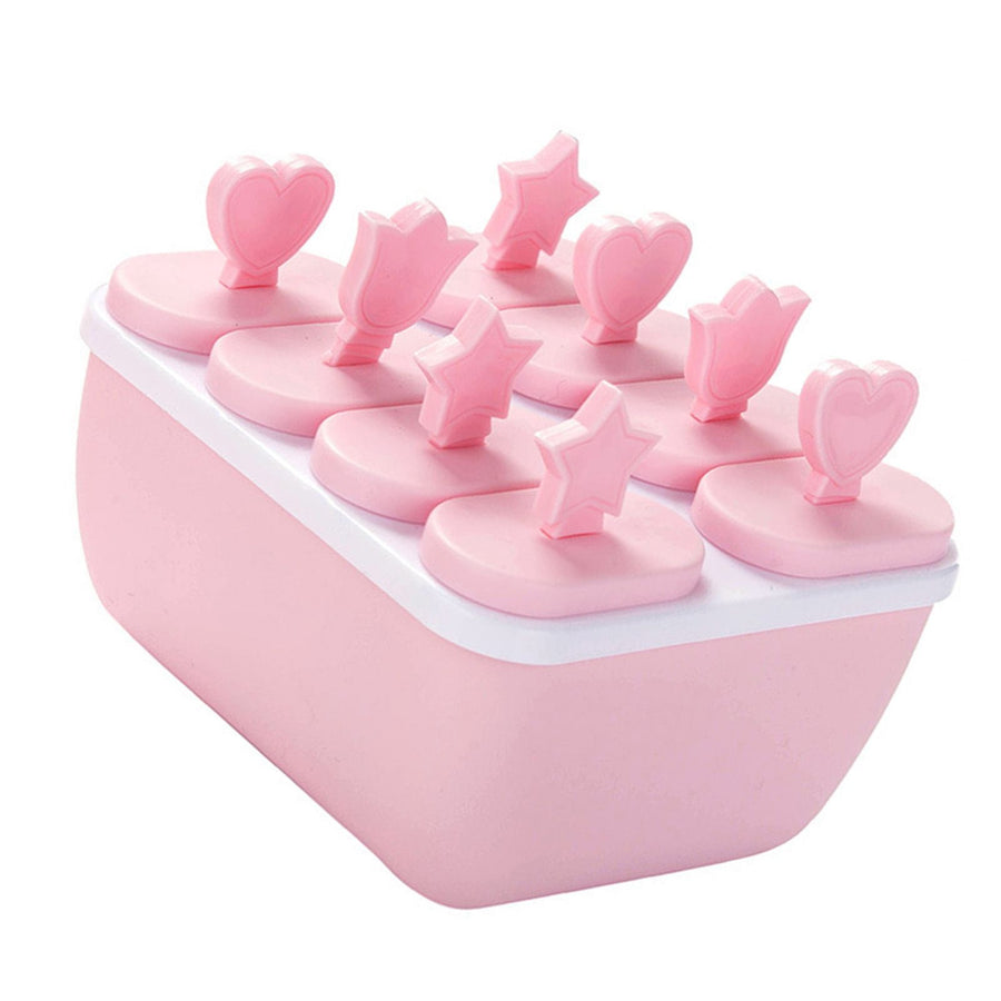 Ice Cream Mould Food Grade Reusable Multiple Flavors Homemade Popsicles Pop Maker for DIY Making