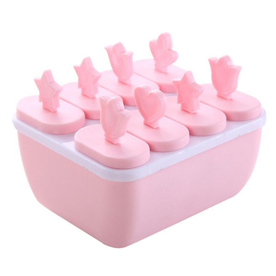 Ice Cream Mould Food Grade Reusable Multiple Flavors Homemade Popsicles Pop Maker for DIY Making