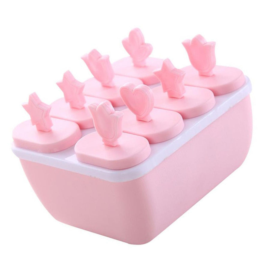 Ice Cream Mould Food Grade Reusable Multiple Flavors Homemade Popsicles Pop Maker for DIY Making