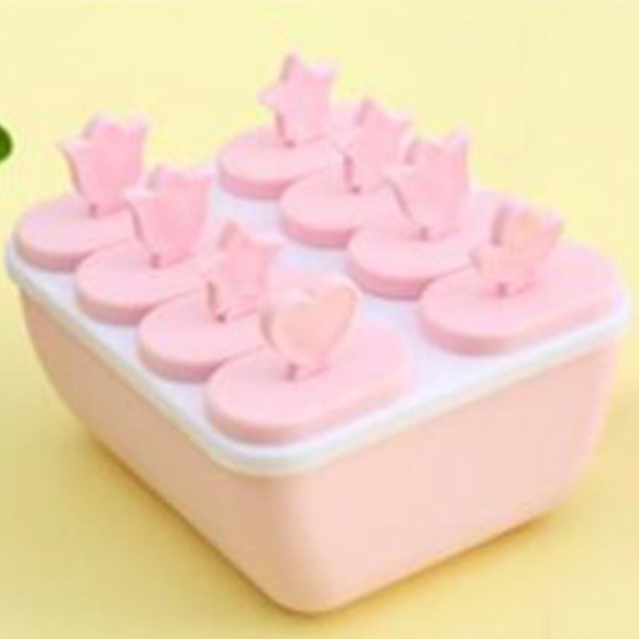 Ice Cream Mould Food Grade Reusable Multiple Flavors Homemade Popsicles Pop Maker for DIY Making