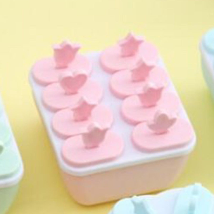 Ice Cream Mould Food Grade Reusable Multiple Flavors Homemade Popsicles Pop Maker for DIY Making