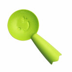Rice Spoon Smile Face Pattern Preven Sticking Standable Rice Cooker Spatula for Home Use Green