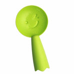 Rice Spoon Smile Face Pattern Preven Sticking Standable Rice Cooker Spatula for Home Use Green
