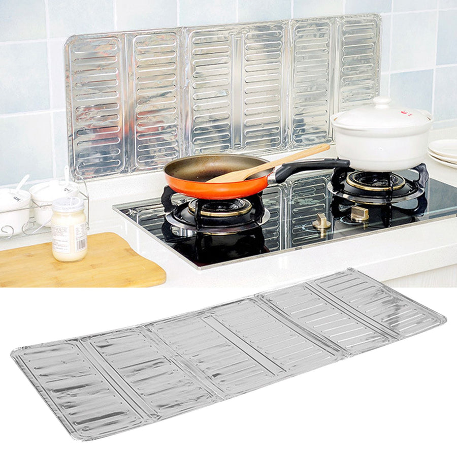 Splatter Guard Prevent Burns and Oil Splashing Aluminum Foil Splatter Screen for Cooking