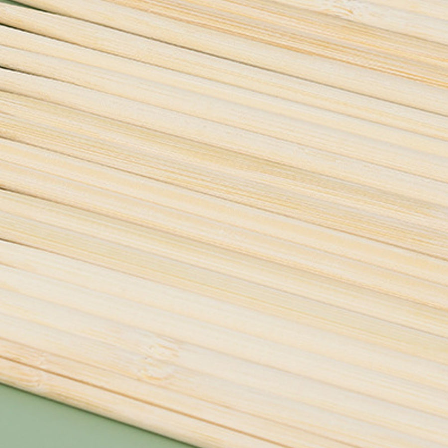 50 Pairs Disposable Bamboo Chopsticks Takeout Commercial Household Round Chopsticks for Hotels Restaurants