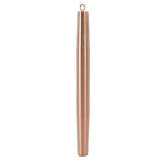 Rolling Pin 304 Stainless Steel Crushed Ice Dough Roller for Household Kitchen Baking Fondant Pizza Pie Pastry Pasta Rose Gold