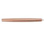 Rolling Pin 304 Stainless Steel Crushed Ice Dough Roller for Household Kitchen Baking Fondant Pizza Pie Pastry Pasta Rose Gold