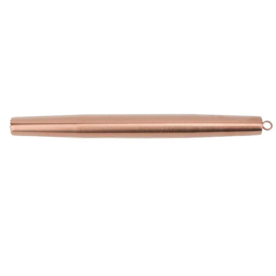 Rolling Pin 304 Stainless Steel Crushed Ice Dough Roller for Household Kitchen Baking Fondant Pizza Pie Pastry Pasta Rose Gold