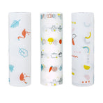 Disposable Cleansing Cloths Roll Wet Dry Use Non Woven Fabric Printed Disposable Dish Towels