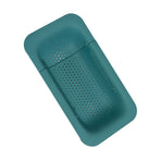 Over The Sink Strainer Green Retractable Design Sturdy Durable PP Fast Draining Sink Colander for Home Kitchen