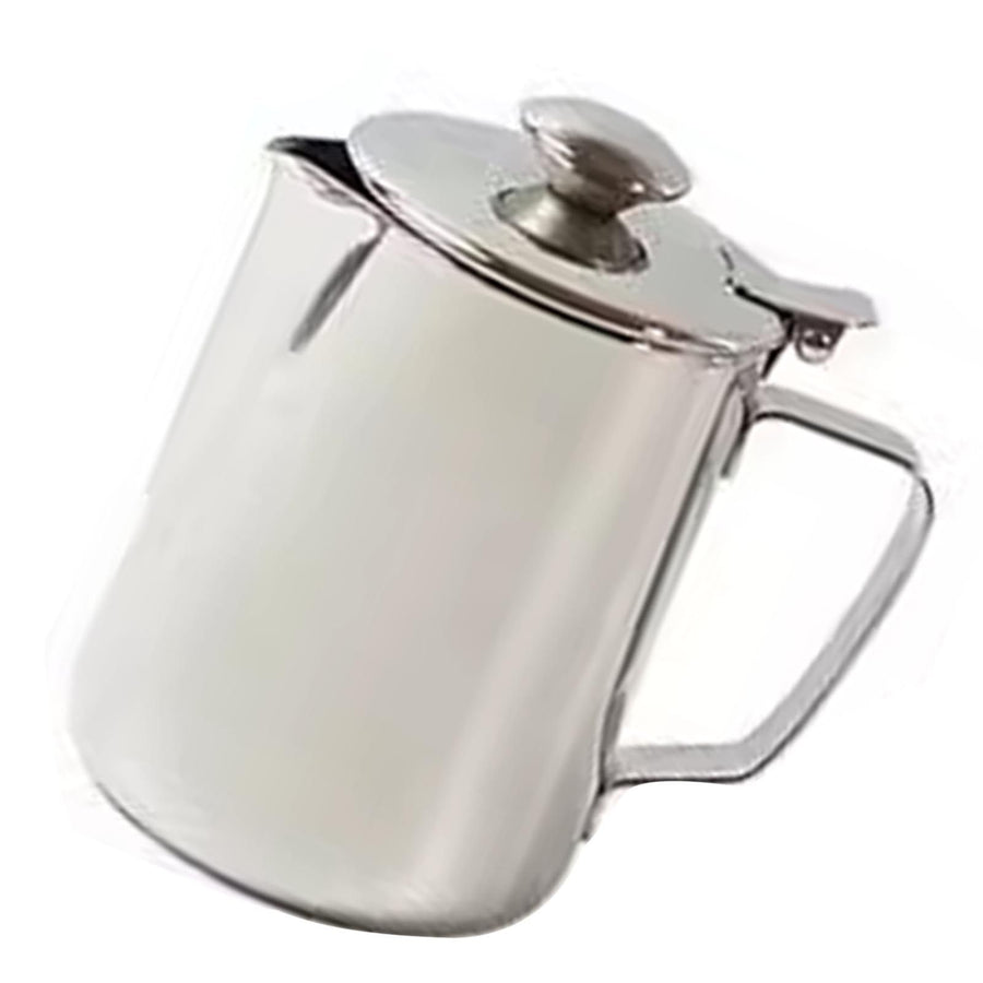 Milk Frothing Pitcher Thickened Stainless Steel Pointed Spout Milk Frothing Pitcher Jug for Coffee Milky Tea Latte 600ml
