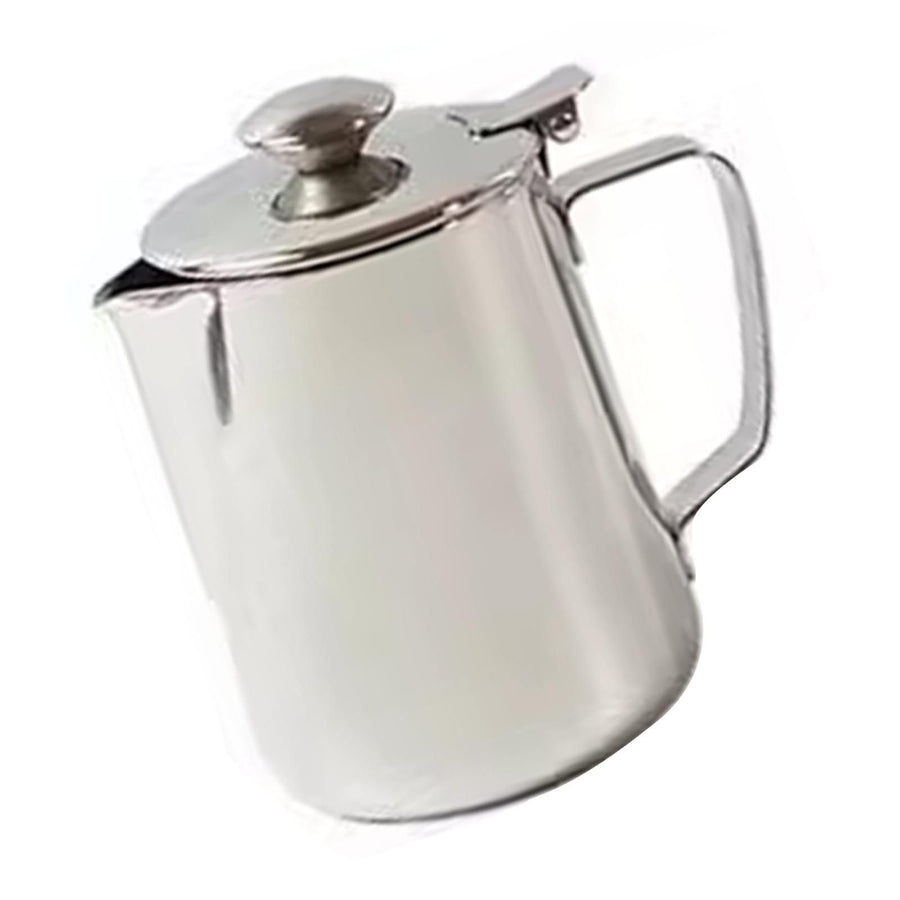 Milk Frothing Pitcher Thickened Stainless Steel Pointed Spout Milk Frothing Pitcher Jug for Coffee Milky Tea Latte 600ml