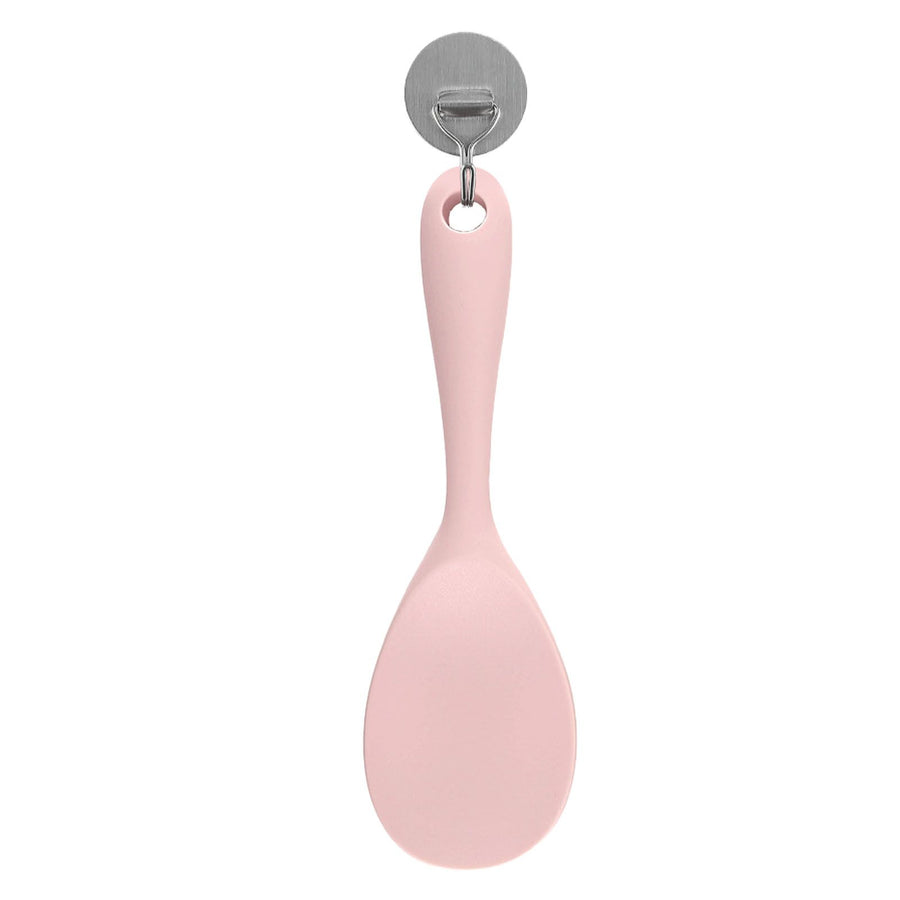Rice Spatula Silicone Heat Resistant Anti Stick Comfortable Grip Rice Paddle for Stirring Rice