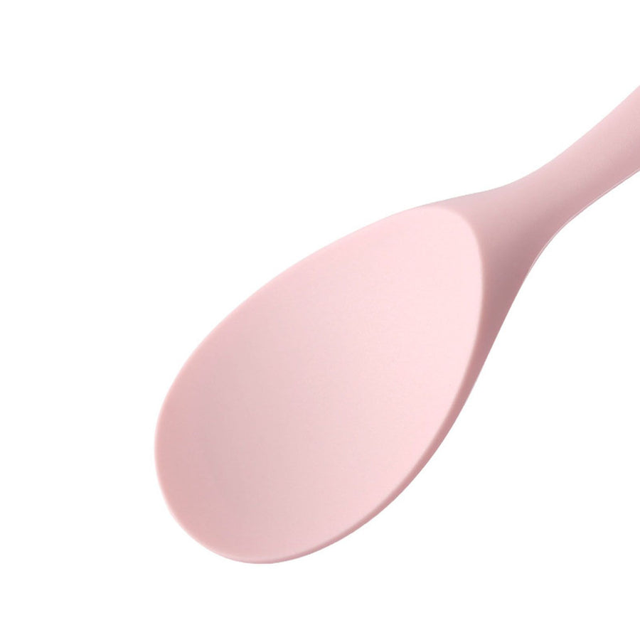 Rice Spatula Silicone Heat Resistant Anti Stick Comfortable Grip Rice Paddle for Stirring Rice