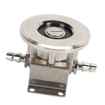 Beer Keg Cleaning Adapter Stainless Steel Leakproof Strong Cleaning Effect Beer Keg Coupler Cleaning Accessory for Bar Home