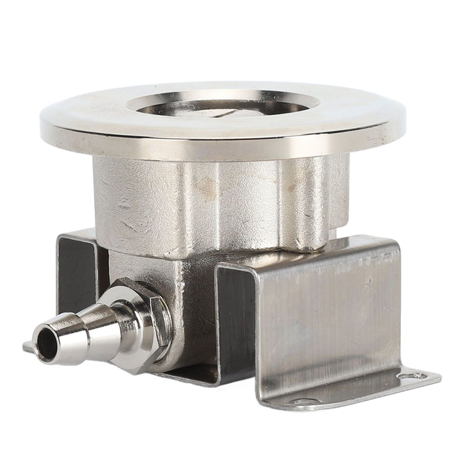 Beer Keg Cleaning Adapter Stainless Steel Leakproof Strong Cleaning Effect Beer Keg Coupler Cleaning Accessory for Bar Home