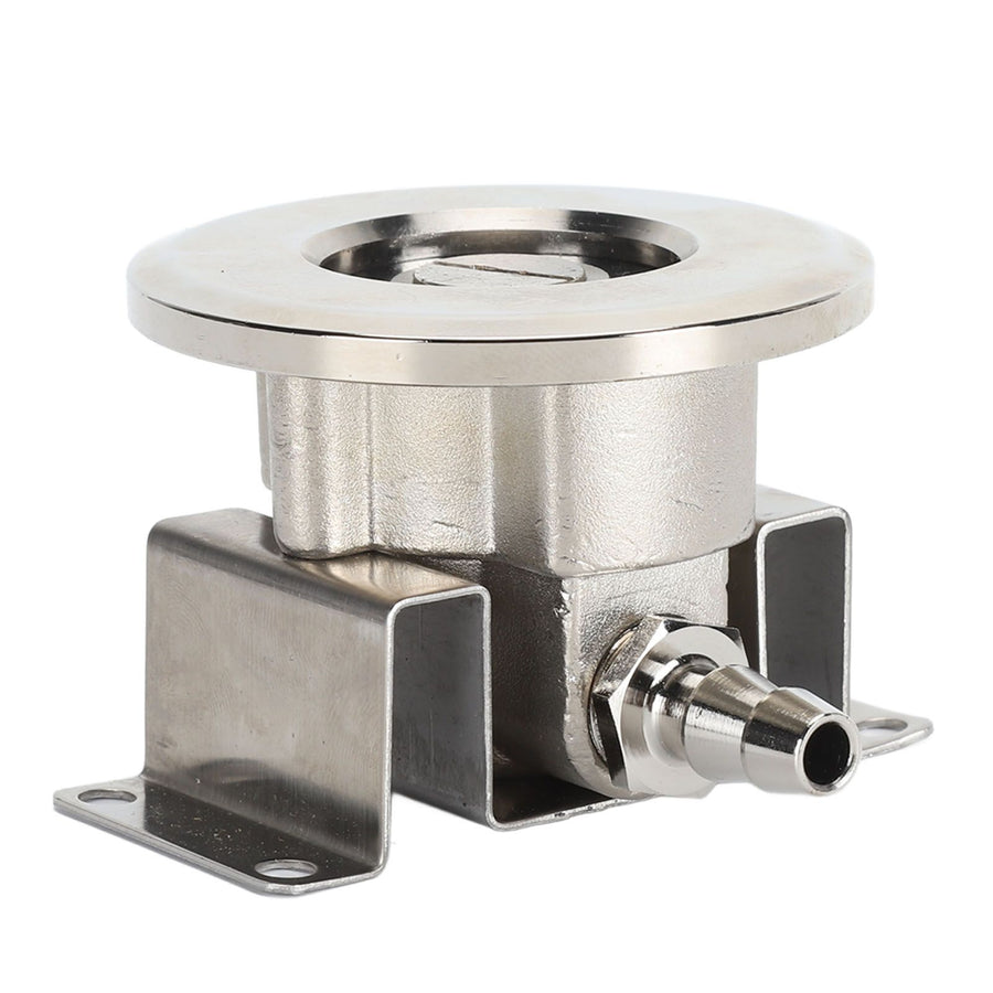 Beer Keg Cleaning Adapter Stainless Steel Leakproof Strong Cleaning Effect Beer Keg Coupler Cleaning Accessory for Bar Home