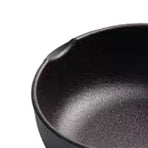 Cast Iron Pot Even Heating Multifunctional Non Stick Pot for Stir Frying Kitchen Supplies 11 X 4cm / 4.33 X 1.57in