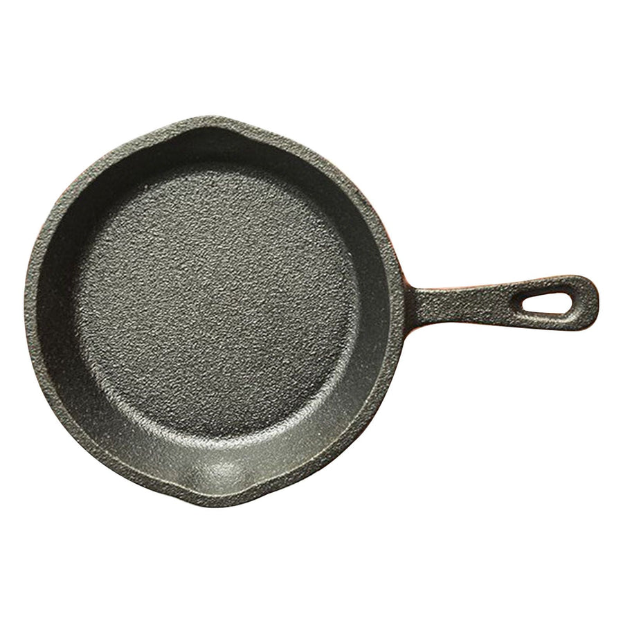 Small Frying Pan Cast Iron Handle Desing Nonstick Mini Sizzling Plate Egg Pan for Home Small Size 10cm Handle