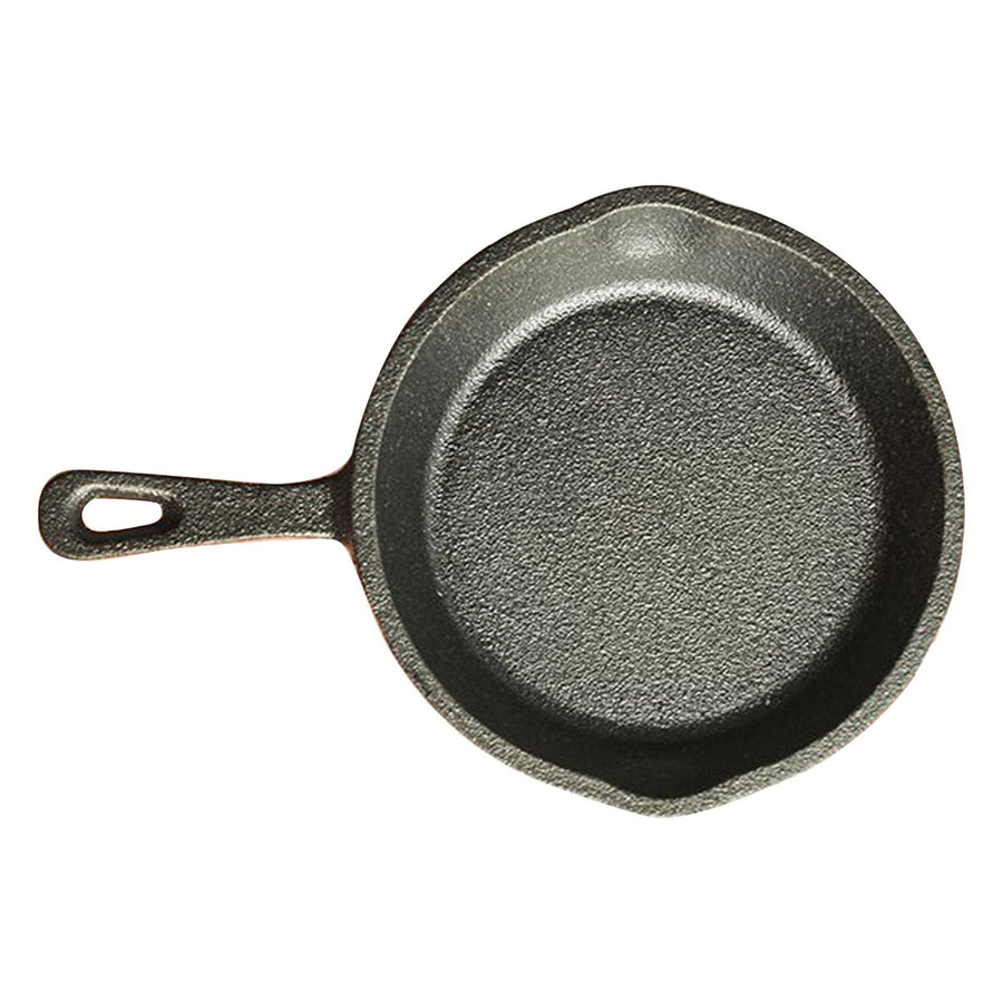 Small Frying Pan Cast Iron Handle Desing Nonstick Mini Sizzling Plate Egg Pan for Home Small Size 10cm Handle