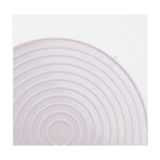 Microwave Plate Tray Multifunctional White Round Food Steaming Rack with Handle For Kitchen
