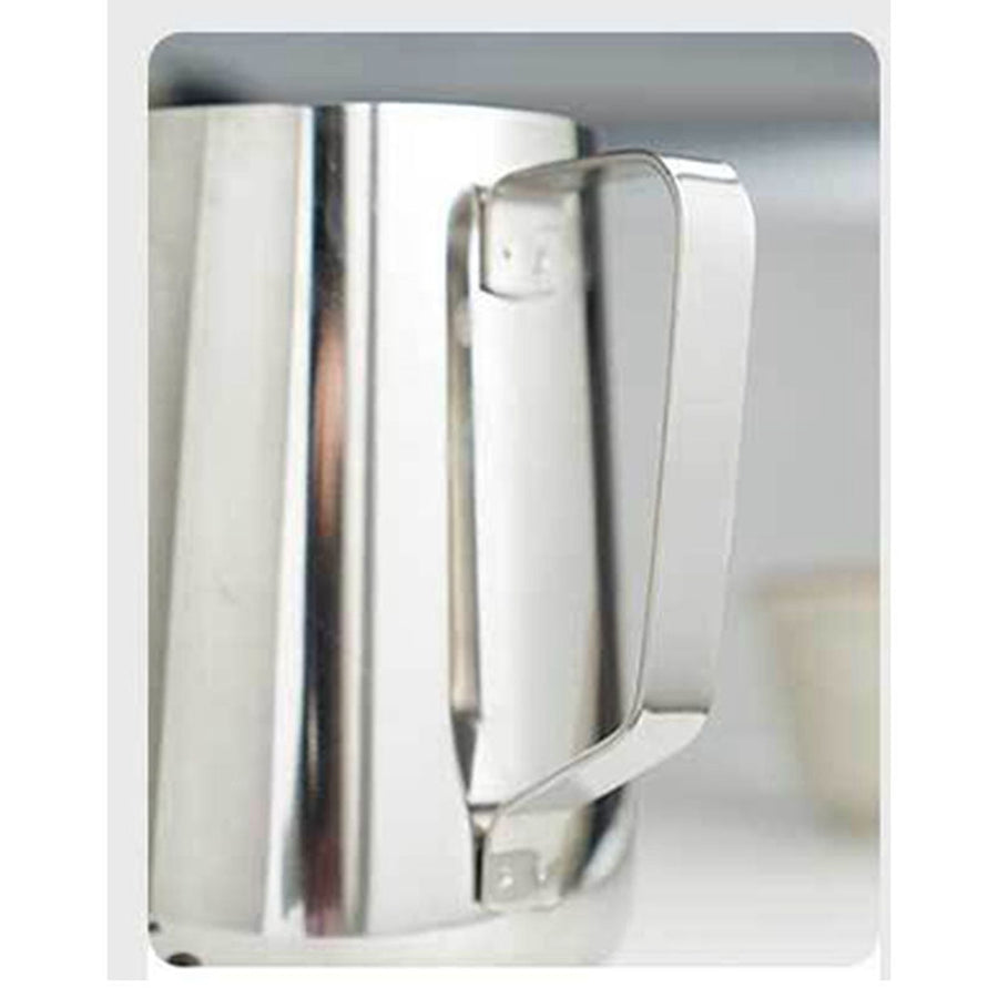 Milk Frothing Cup Stainless Steel Eagle Spout Milk Froth Pitcher 350ml Coffee Steaming Pitcher with Scale for Cafe Kitchen