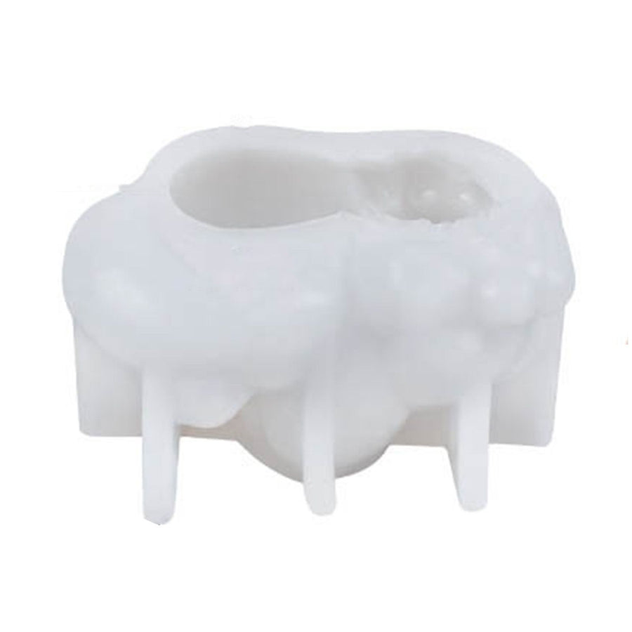 Ice Cube Mould Roaring Dragon Shape Three Dimensional Hangable Silicone Ice Cube Mould for DIY Home Bar Party