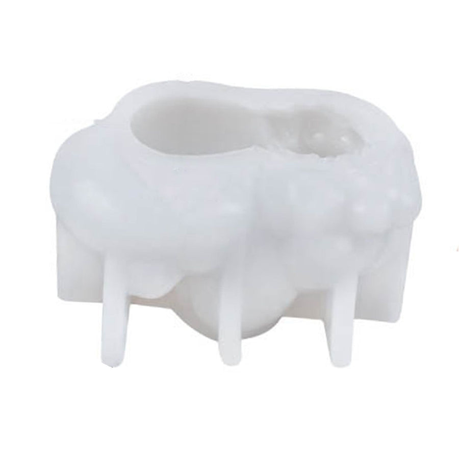 Ice Cube Mould Roaring Dragon Shape Three Dimensional Hangable Silicone Ice Cube Mould for DIY Home Bar Party