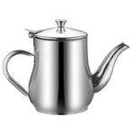 Grease Container Stainless Steel Oil Pot Olive Oil Dispenser Bottle Storage Can for Kitchen 48oz