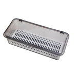 Chopstick Box Dustproof Lid Water Draining Plastic Kitchen Cutlery Storage Container for Home
