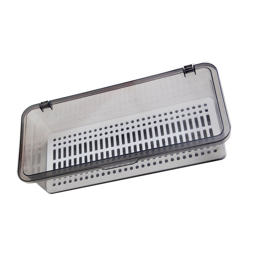 Chopstick Box Dustproof Lid Water Draining Plastic Kitchen Cutlery Storage Container for Home