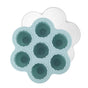Jelly Mould Easy Release Food Grade Silicone 7 Holes Grapefruit Shaped Ice Cube Mould with Lid for Home Kitchen