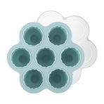 Jelly Mould Easy Release Food Grade Silicone 7 Holes Grapefruit Shaped Ice Cube Mould with Lid for Home Kitchen
