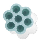 Jelly Mould Easy Release Food Grade Silicone 7 Holes Grapefruit Shaped Ice Cube Mould with Lid for Home Kitchen