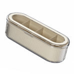 4 Grids Kitchen Seasoning Box with Lid Household Spice Box Sealed Sugar Salt Container with Spoon