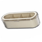 4 Grids Kitchen Seasoning Box with Lid Household Spice Box Sealed Sugar Salt Container with Spoon