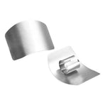 Stainless Steel Finger Guard Adjustable Finger Hand Protector Kitchen Tool for Food Slicing Chopping