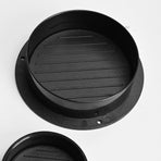 3 in 1 Hamburger Press Easy Release Non Stick Stuffed Burger Press Round Plastic Manual Meat Patty Maker for Kitchen Black
